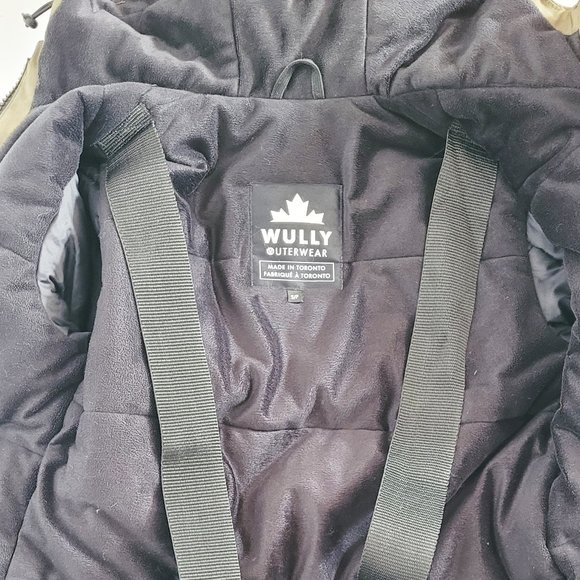 Wuxly (formerly Wully) Doe Army Green Vegan Parka - Size Small - Picture 8 of 15